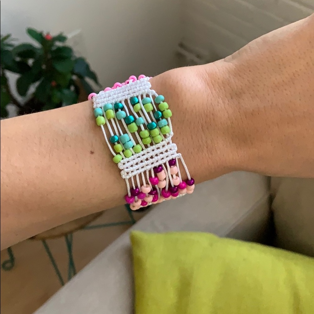 Handmade❣️ Multicolor beaded bracelet